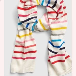 Rainbow Stripe Scarf and beanie hat set!